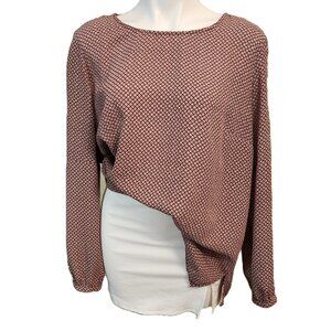 ❤️ 4/$20 Liz Claiborne Career top Women's XL Gold button accents Side slits